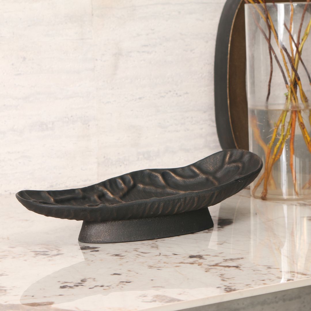 Pre-order 15 Days Delivery Pattened Tray KC5027A - Trays - ebarza Furniture UAE | Shop Modern Furniture in Abu Dhabi & Dubai - مفروشات ايبازرا في الامارات | تسوق اثاث عصري وديكورات مميزة في دبي وابوظبي