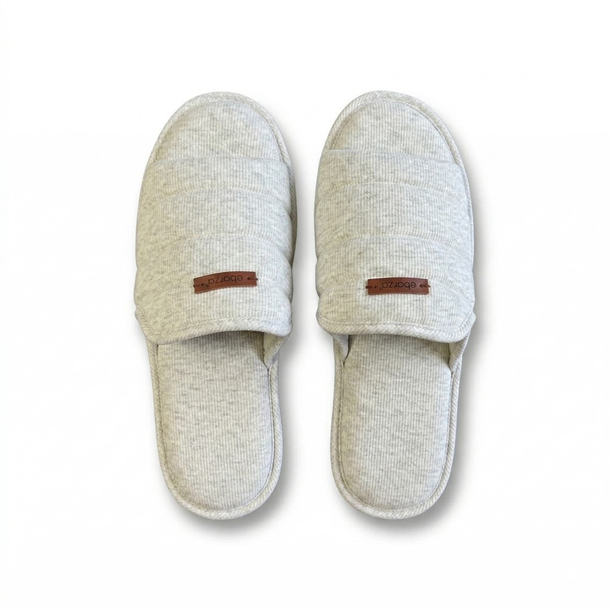 Beige Pebble Men’s slippers by BEACON featuring a textured pebble design and comfortable slip-on style.