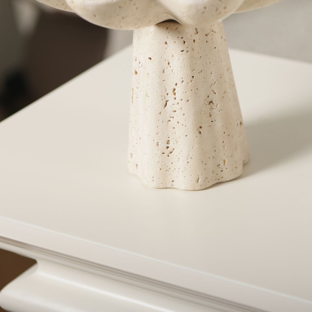 Pre-order 15 Days Delivery Petal-Shaped Marble Vase KC5046A