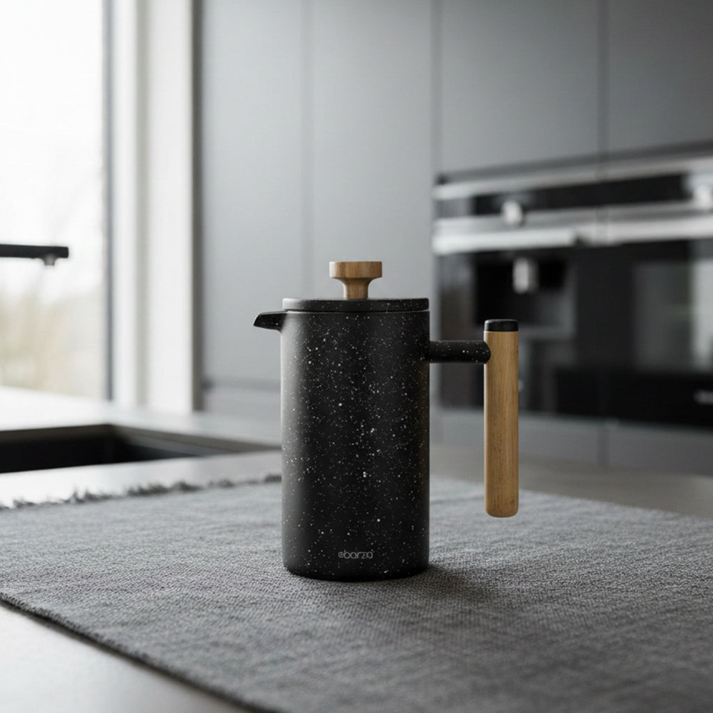 Pre-order 15 Days Delivery Double Wall Stainless Steel French Press P1021 (800ml) - Coffee and Tea Pots - ebarza Furniture UAE | Shop Modern Furniture in Abu Dhabi & Dubai - مفروشات ايبازرا في الامارات | تسوق اثاث عصري وديكورات مميزة في دبي وابوظبي