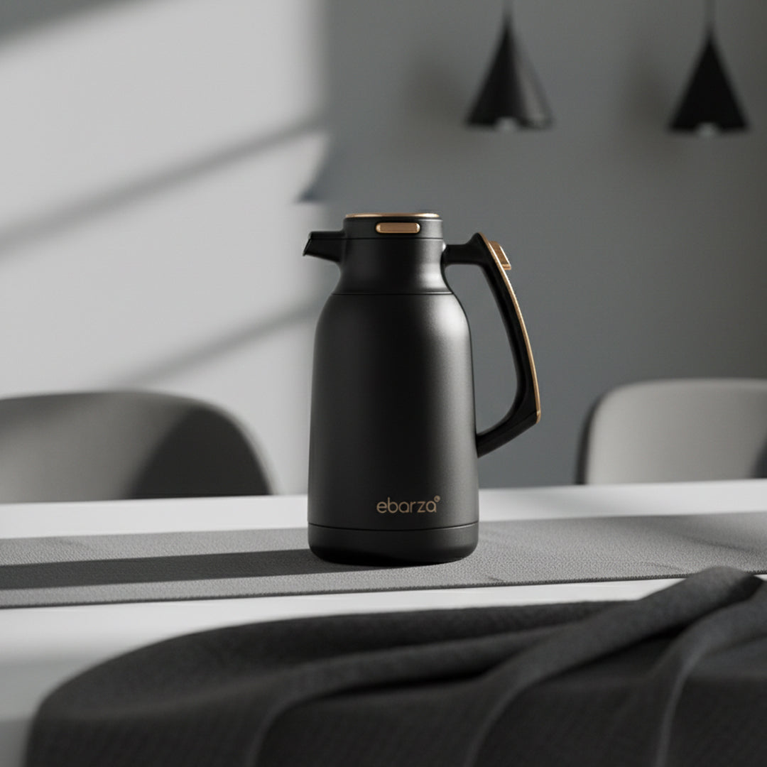 Pre-order 15 Days Delivery Alpo Thermal Coffee Carafe 2L ALP002PC68BKG - Black - Drinkware - ebarza Furniture UAE | Shop Modern Furniture in Abu Dhabi & Dubai - مفروشات ايبازرا في الامارات | تسوق اثاث عصري وديكورات مميزة في دبي وابوظبي