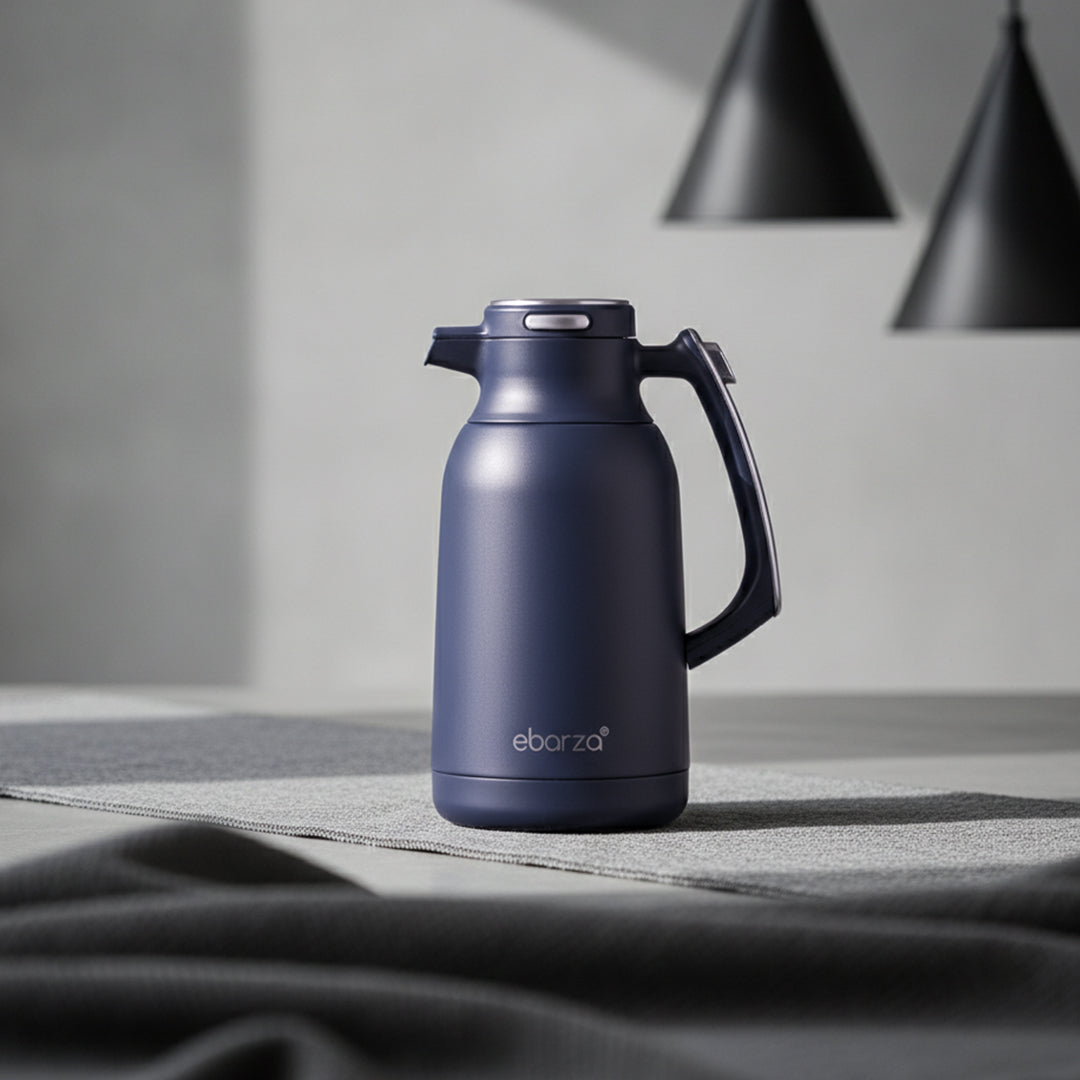 Pre-order 15 Days Delivery Alpo Thermal Coffee Carafe 2L ALP002PC68NB - Navy Blue - Drinkware - ebarza Furniture UAE | Shop Modern Furniture in Abu Dhabi & Dubai - مفروشات ايبازرا في الامارات | تسوق اثاث عصري وديكورات مميزة في دبي وابوظبي