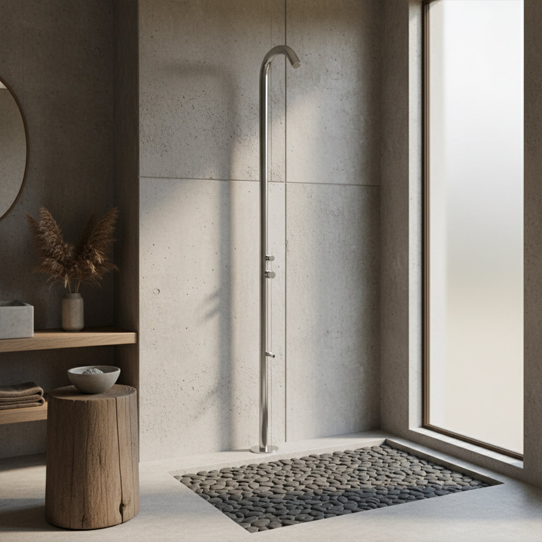 Pre-order 45 Days Delivery Indoor & Outdoor Shower Faucet ML9001 - Bathroom Accessories - ebarza Furniture UAE | Shop Modern Furniture in Abu Dhabi & Dubai - مفروشات ايبازرا في الامارات | تسوق اثاث عصري وديكورات مميزة في دبي وابوظبي