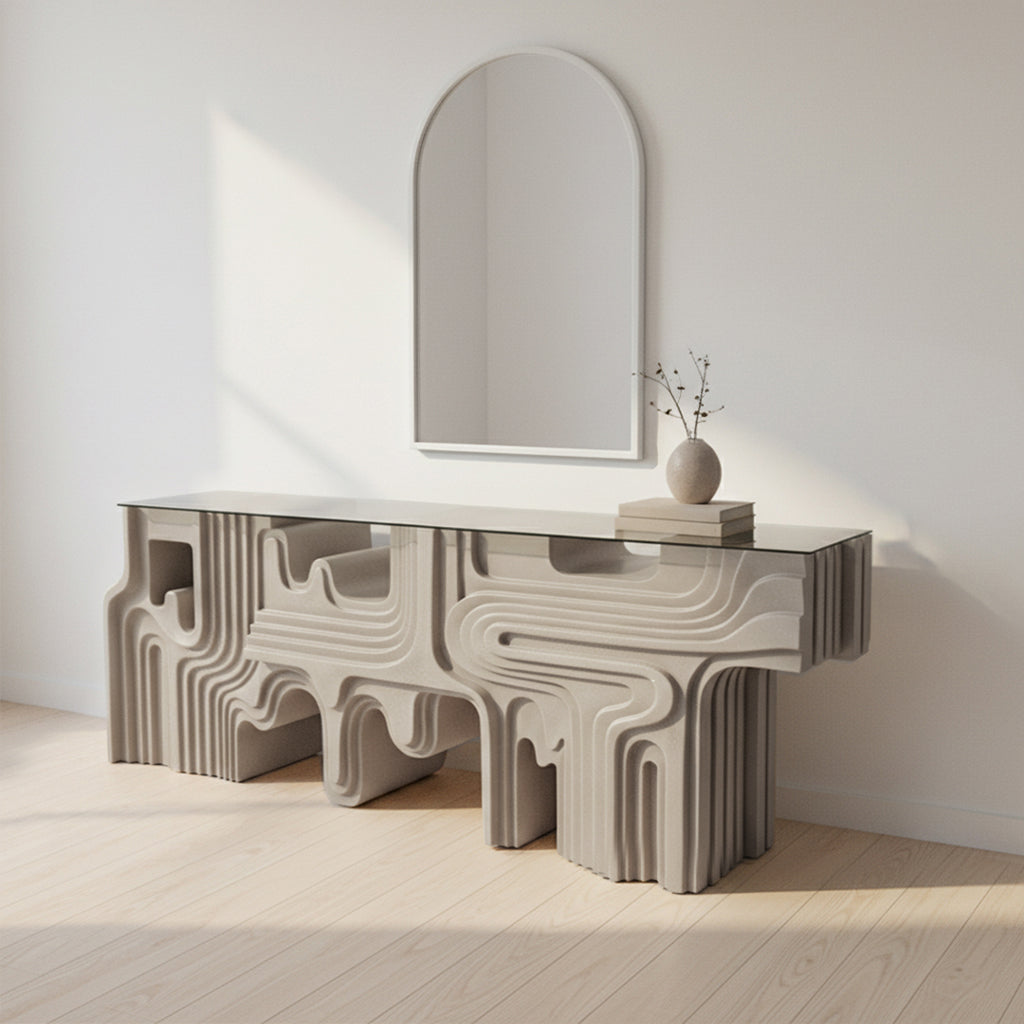 Display Item - Rhapsody Console Table PC-4009-01 -YAS - DISPLAY ITEM - ebarza Furniture UAE | Shop Modern Furniture in Abu Dhabi & Dubai - مفروشات ايبازرا في الامارات | تسوق اثاث عصري وديكورات مميزة في دبي وابوظبي