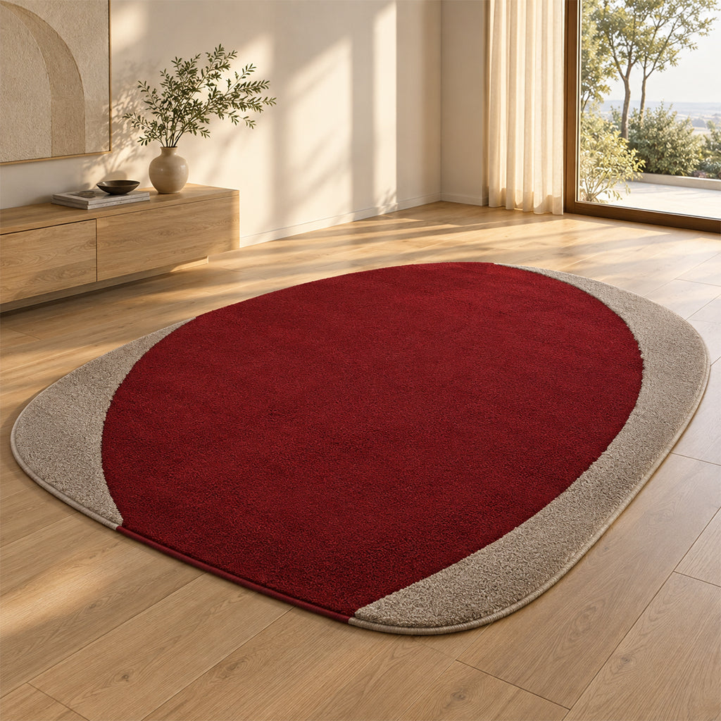 495x350CM SHELL-02 Round Rug - INNER (BOUNTY 20) - OUTER BROWN 88 (C1631) - SH-02