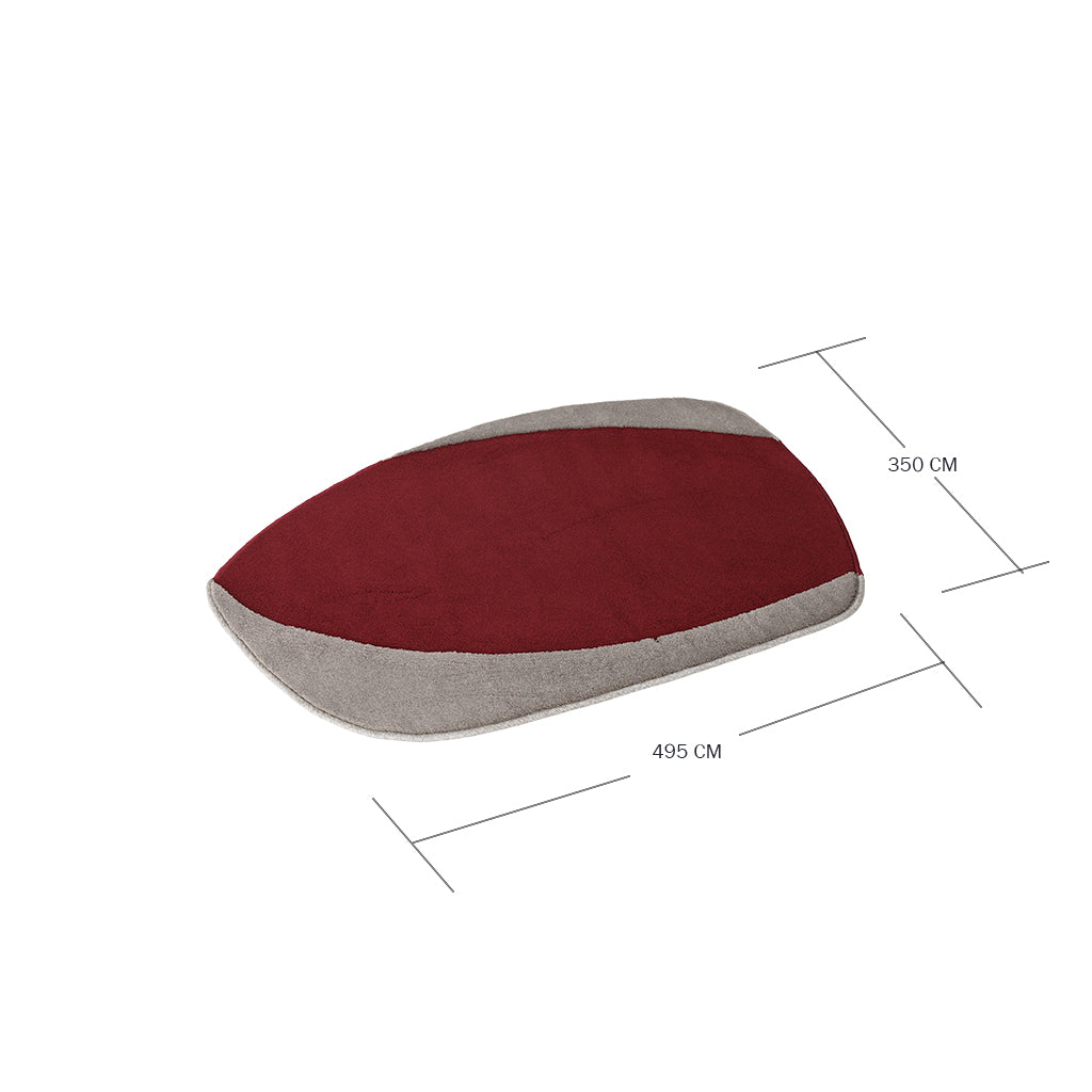 495x350CM SHELL-02 Round Rug - INNER (BOUNTY 20) - OUTER BROWN 88 (C1631) - SH-02