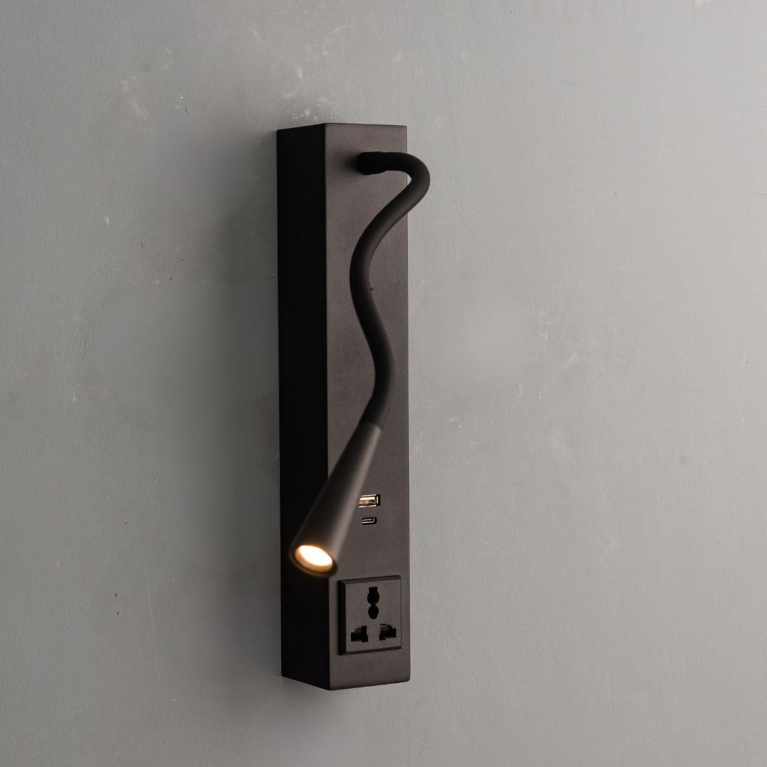 Sage Hotel Style Headboard/ Wall Reading Lamp Sage-Ez-WL(A)-02BK - Wall Lamps - ebarza Furniture UAE | Shop Modern Furniture in Abu Dhabi & Dubai - مفروشات ايبازرا في الامارات | تسوق اثاث عصري وديكورات مميزة في دبي وابوظبي