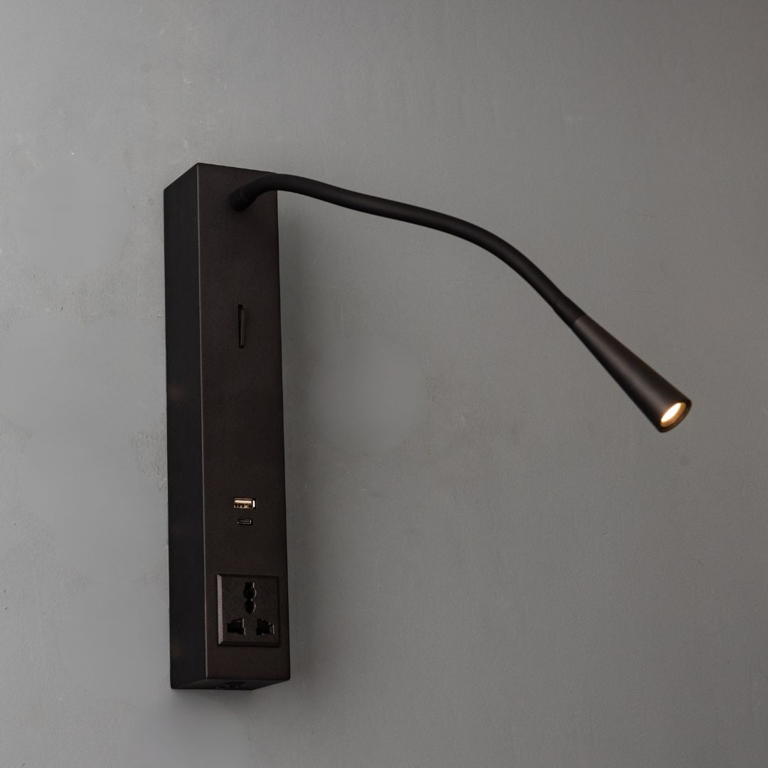 Sage Hotel Style Headboard/ Wall Reading Lamp Sage-Ez-WL(A)-02BK - Wall Lamps - ebarza Furniture UAE | Shop Modern Furniture in Abu Dhabi & Dubai - مفروشات ايبازرا في الامارات | تسوق اثاث عصري وديكورات مميزة في دبي وابوظبي