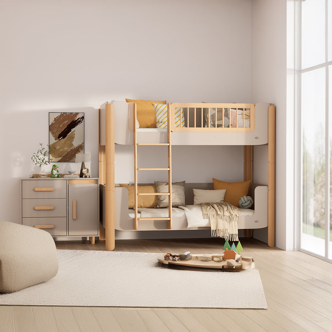 Scandi Baby Diaper Changing Station With Cabinet B-SC3DD/TEBH - B-CT/TE - B-SOLCP425