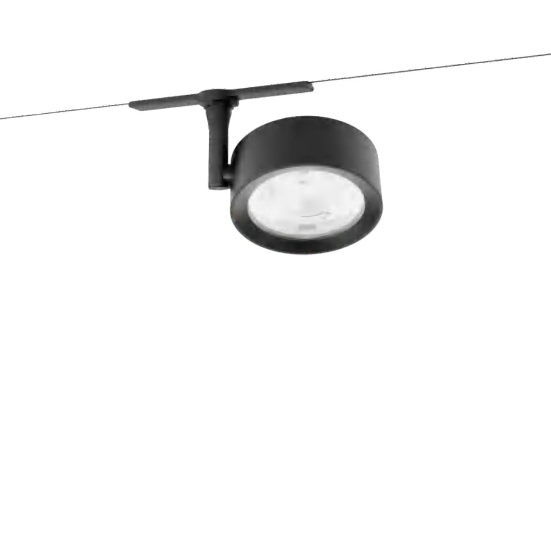 Track And LED Rotatable Round Light YND-R5202 - Smart Track Lighting - ebarza Furniture UAE | Shop Modern Furniture in Abu Dhabi & Dubai - مفروشات ايبازرا في الامارات | تسوق اثاث عصري وديكورات مميزة في دبي وابوظبي