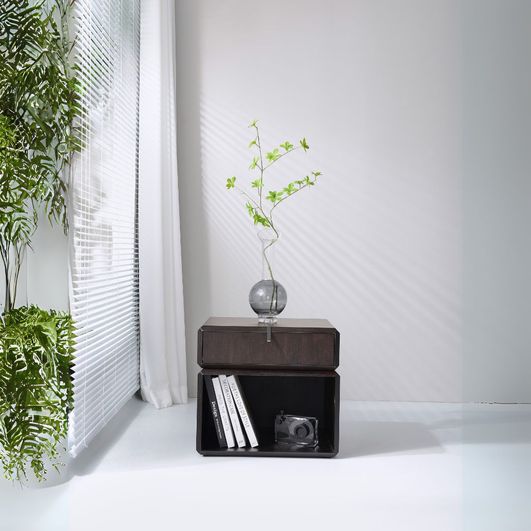 Smoky Side Table - JK-T68 - Side Tables - ebarza Furniture UAE | Shop Modern Furniture in Abu Dhabi & Dubai - مفروشات ايبازرا في الامارات | تسوق اثاث عصري وديكورات مميزة في دبي وابوظبي