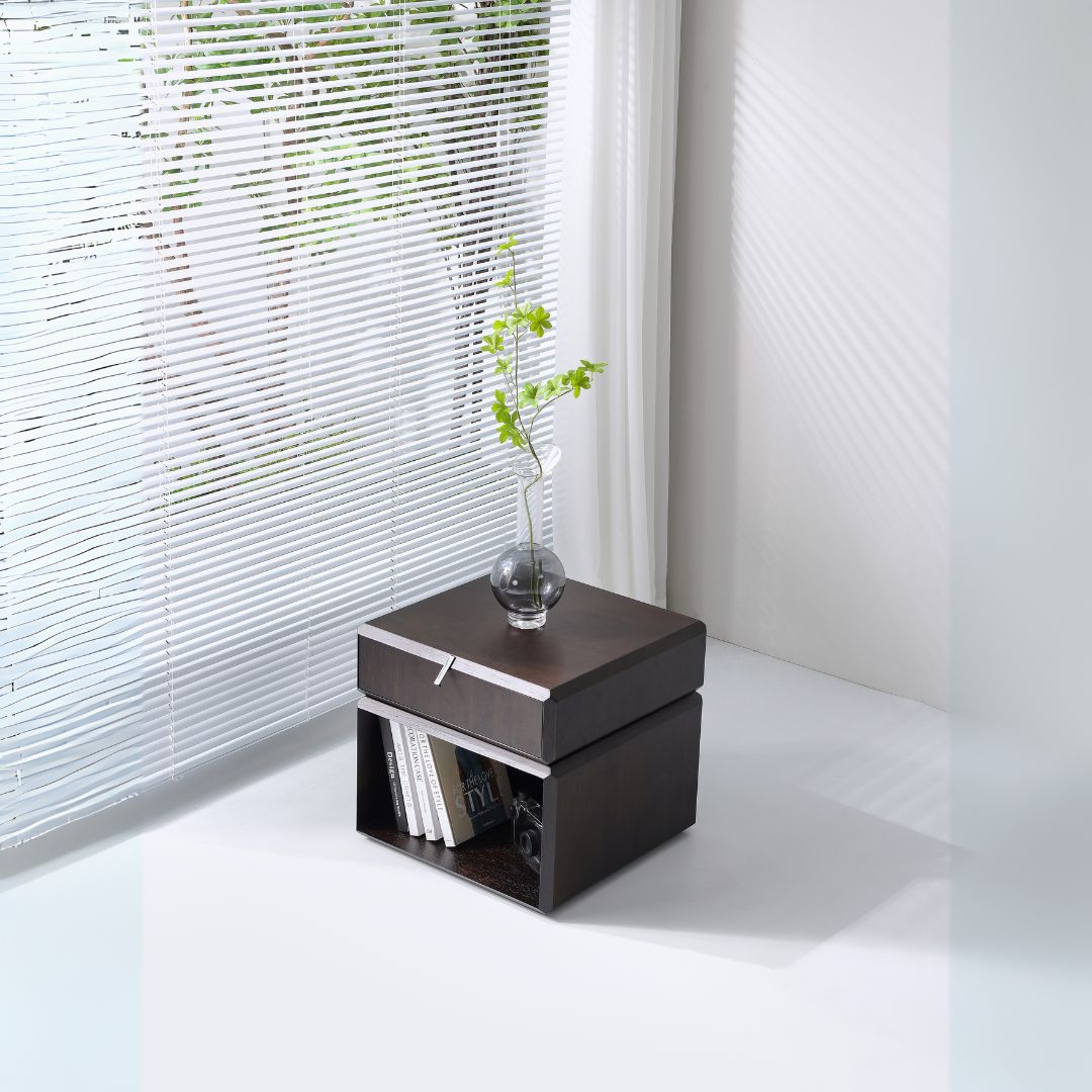 Smoky Side Table - JK-T68 - Side Tables - ebarza Furniture UAE | Shop Modern Furniture in Abu Dhabi & Dubai - مفروشات ايبازرا في الامارات | تسوق اثاث عصري وديكورات مميزة في دبي وابوظبي