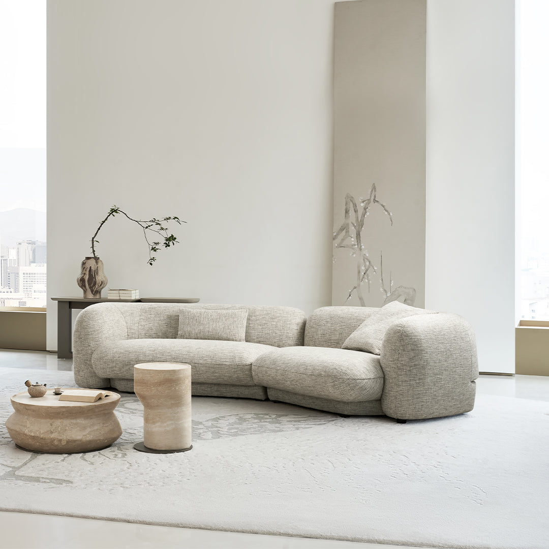 Pre-order 25 Days Delivery Euphoria 4 Seater Curved Sofa - AMCJ-S6002 - Sofas - ebarza Furniture UAE | Shop Modern Furniture in Abu Dhabi & Dubai - مفروشات ايبازرا في الامارات | تسوق اثاث عصري وديكورات مميزة في دبي وابوظبي