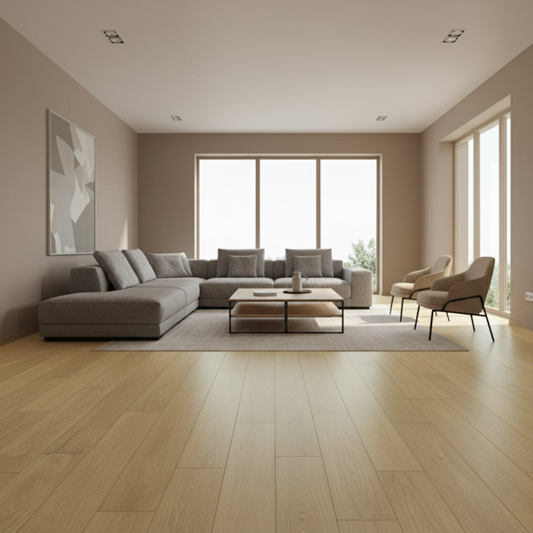 Stone Plastic Composite SPC Floor Parquet Set 2,208m2 - 122*18.1*0.6cm SPC FLOOR 2303-35 - Parquet - ebarza Furniture UAE | Shop Modern Furniture in Abu Dhabi & Dubai - مفروشات ايبازرا في الامارات | تسوق اثاث عصري وديكورات مميزة في دبي وابوظبي