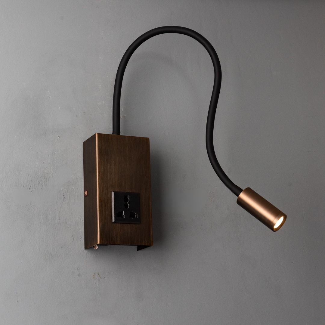 Tail Hotel Style Headboard/ Wall Reading Lamp Tail-Ez-WL(S)-28AB - Wall Lamps - ebarza Furniture UAE | Shop Modern Furniture in Abu Dhabi & Dubai - مفروشات ايبازرا في الامارات | تسوق اثاث عصري وديكورات مميزة في دبي وابوظبي