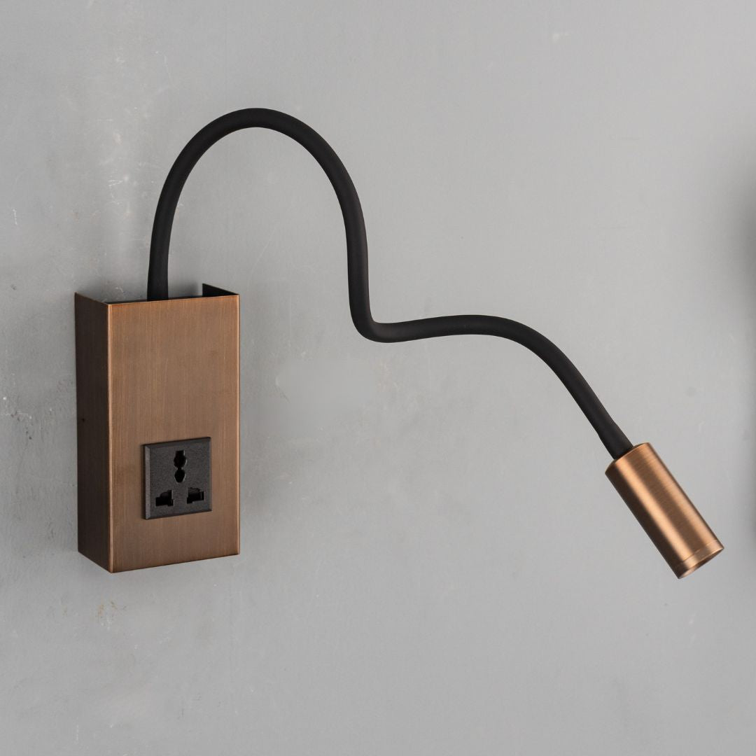 Tail Hotel Style Headboard/ Wall Reading Lamp Tail-Ez-WL(S)-28AB - Wall Lamps - ebarza Furniture UAE | Shop Modern Furniture in Abu Dhabi & Dubai - مفروشات ايبازرا في الامارات | تسوق اثاث عصري وديكورات مميزة في دبي وابوظبي