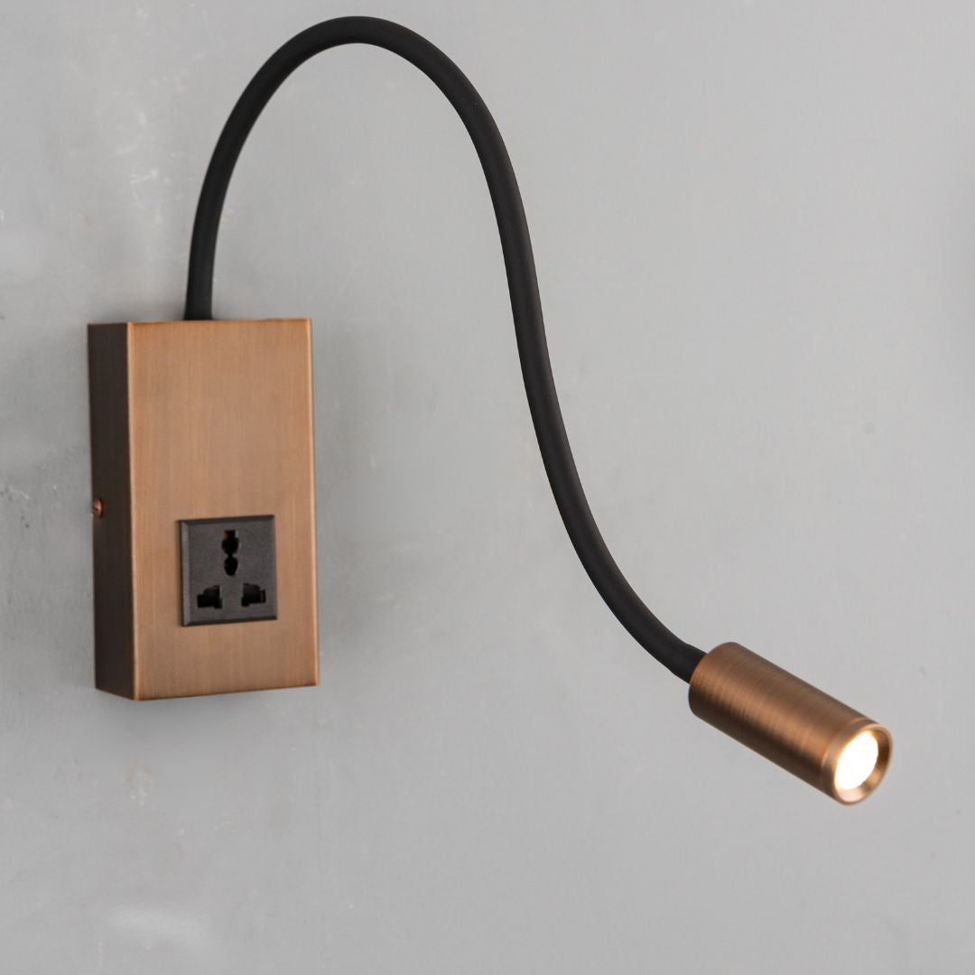 Tail Hotel Style Headboard/ Wall Reading Lamp Tail-Ez-WL(S)-28AB - Wall Lamps - ebarza Furniture UAE | Shop Modern Furniture in Abu Dhabi & Dubai - مفروشات ايبازرا في الامارات | تسوق اثاث عصري وديكورات مميزة في دبي وابوظبي