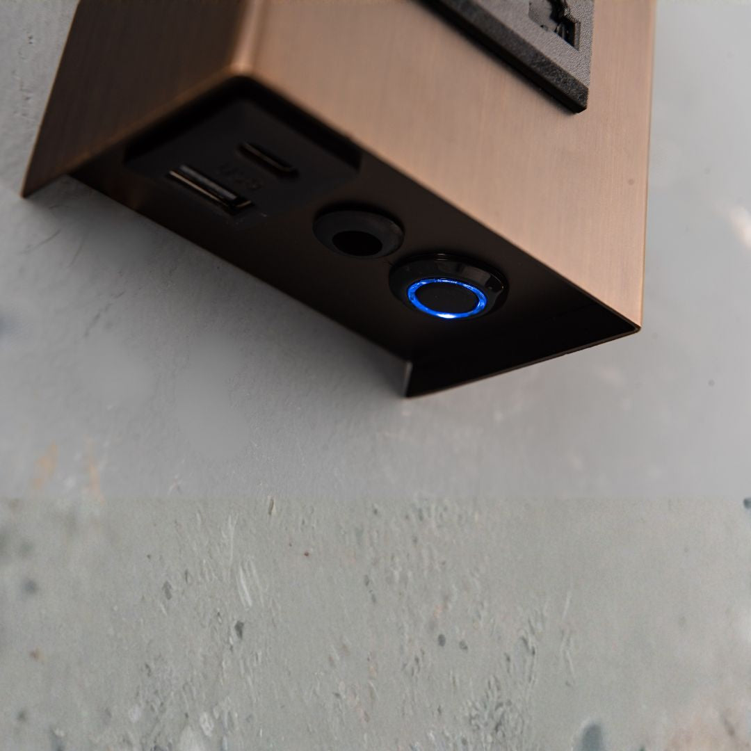 Tail Hotel Style Headboard/ Wall Reading Lamp Tail-Ez-WL(S)-28AB - Wall Lamps - ebarza Furniture UAE | Shop Modern Furniture in Abu Dhabi & Dubai - مفروشات ايبازرا في الامارات | تسوق اثاث عصري وديكورات مميزة في دبي وابوظبي