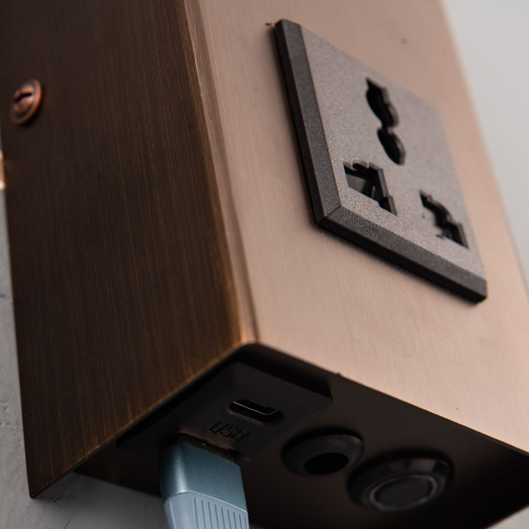 Tail Hotel Style Headboard/ Wall Reading Lamp Tail-Ez-WL(S)-28AB - Wall Lamps - ebarza Furniture UAE | Shop Modern Furniture in Abu Dhabi & Dubai - مفروشات ايبازرا في الامارات | تسوق اثاث عصري وديكورات مميزة في دبي وابوظبي