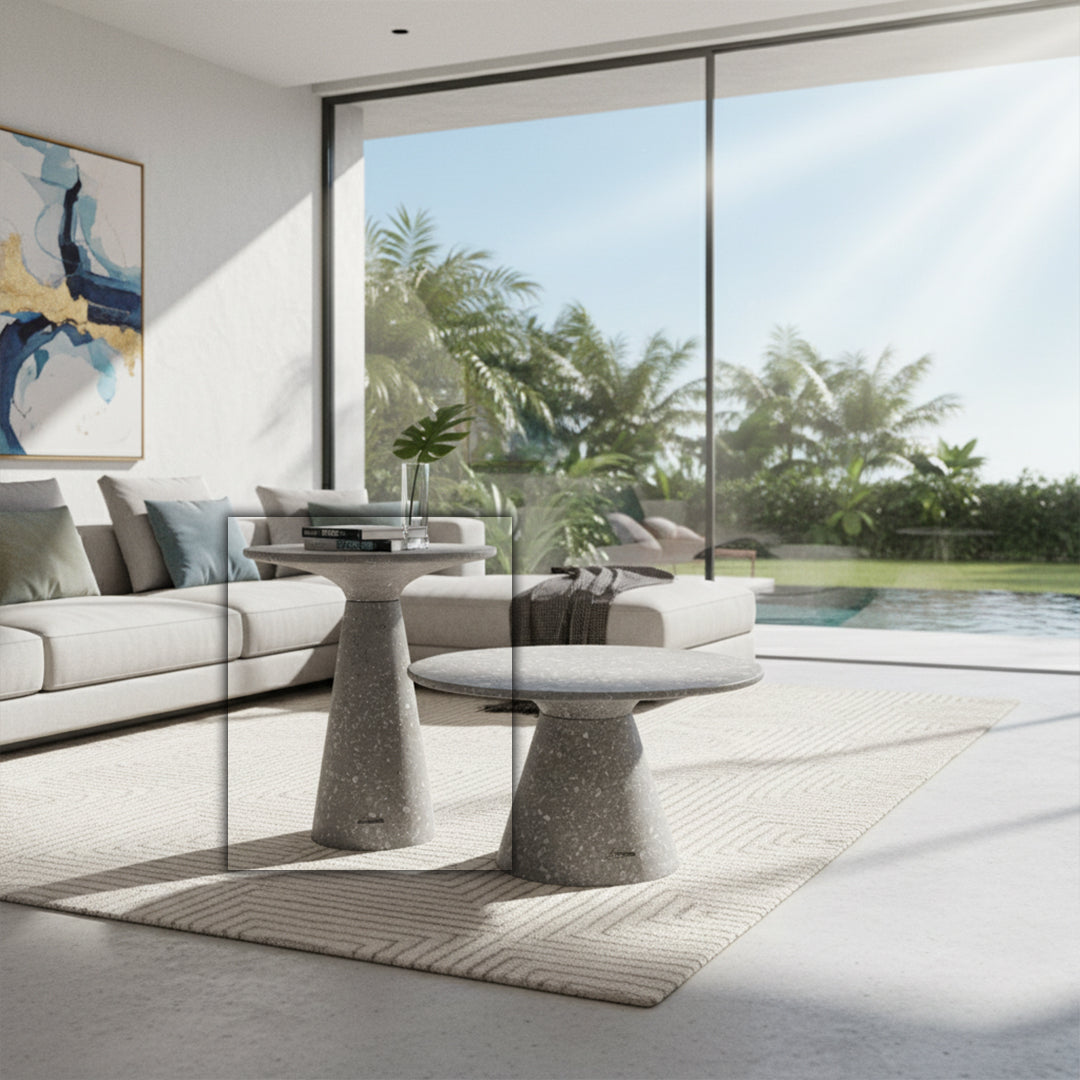 60CT56-N0370- طاولة جانبية من تيرازو