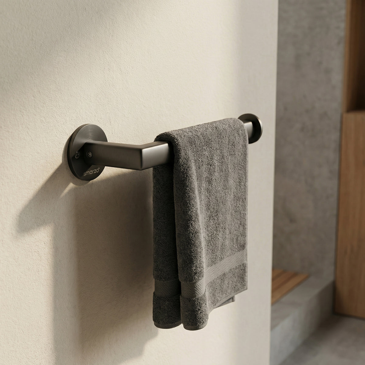 BEACON Arcus Towel Ring 889009, modern metal towel hanger hook with sleek circular design for bathroom use