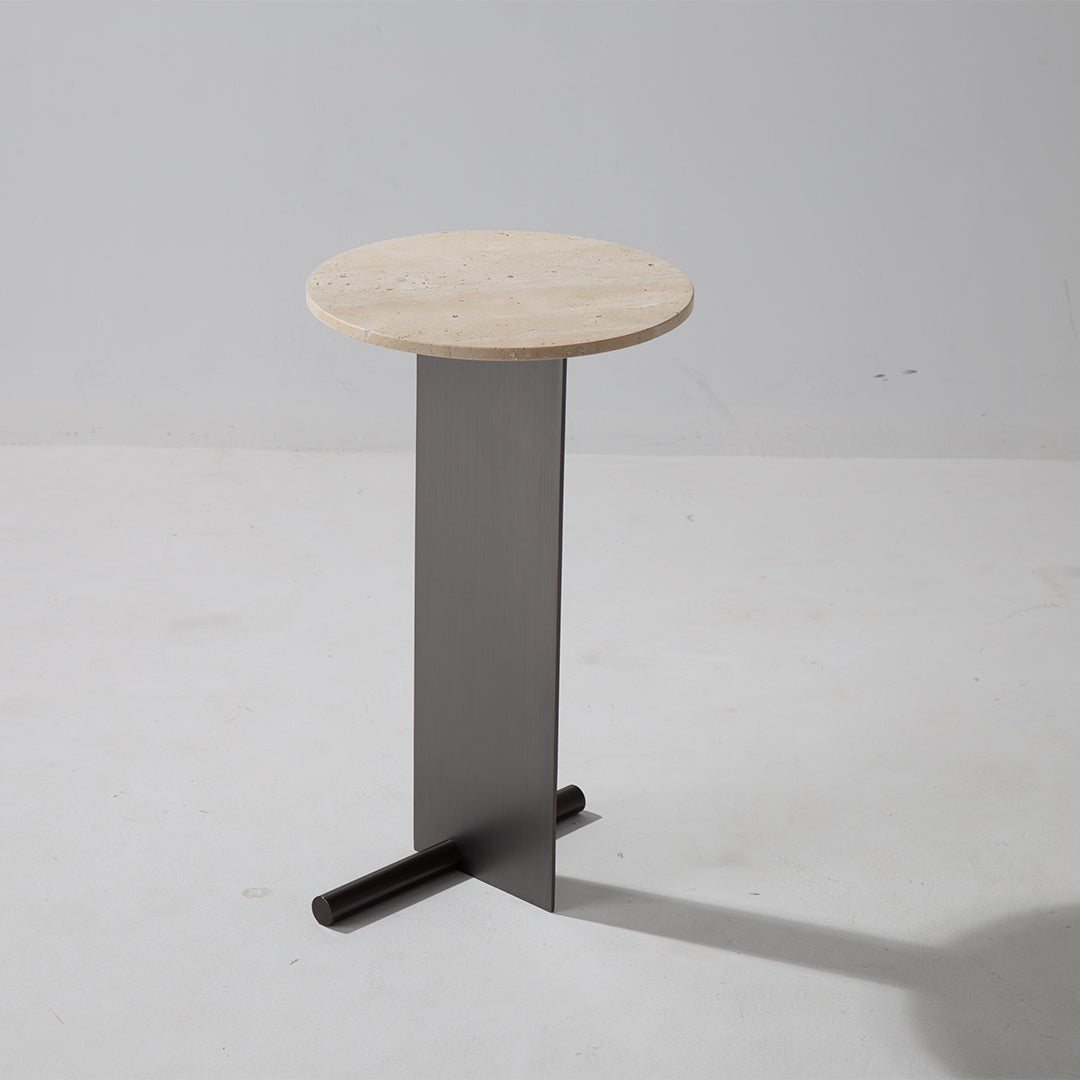 Travertine Coffee Table JA053-A - Coffee Tables - ebarza Furniture UAE | Shop Modern Furniture in Abu Dhabi & Dubai - مفروشات ايبازرا في الامارات | تسوق اثاث عصري وديكورات مميزة في دبي وابوظبي