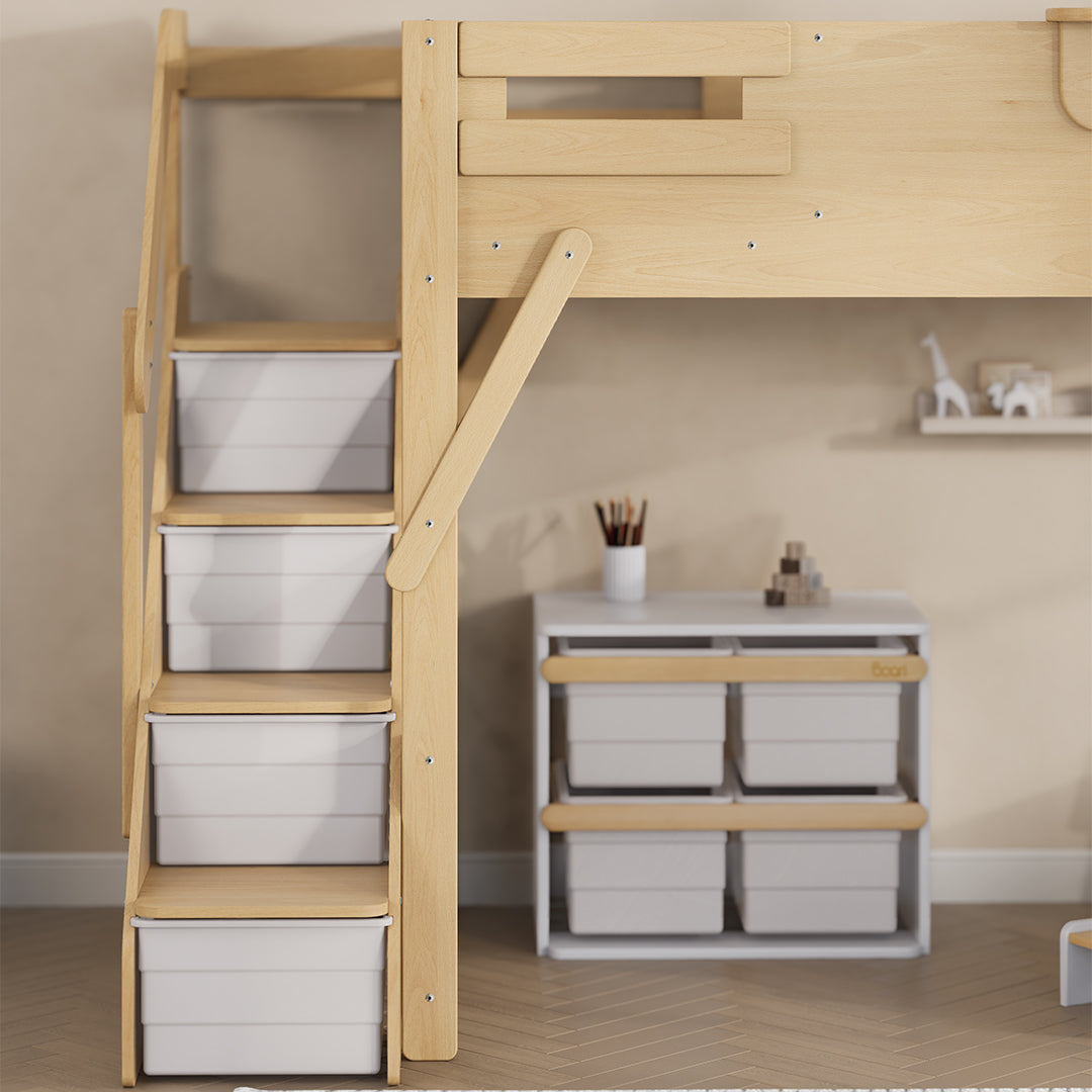 The King Tree House Double Kids Bed (mattress size 203x107x18cm) BK-PSPMATC/20310718 - BK-THKSLB/TEBH - BA-KSBRF/BH - BA-KSBCK/BH - BK-NESSV24/TEBH - BKT-KSBTC/WG - Kids Beds - ebarza Furniture UAE | Shop Modern Furniture in Abu Dhabi & Dubai - مفروشات ايبازرا في الامارات | تسوق اثاث عصري وديكورات مميزة في دبي وابوظبي