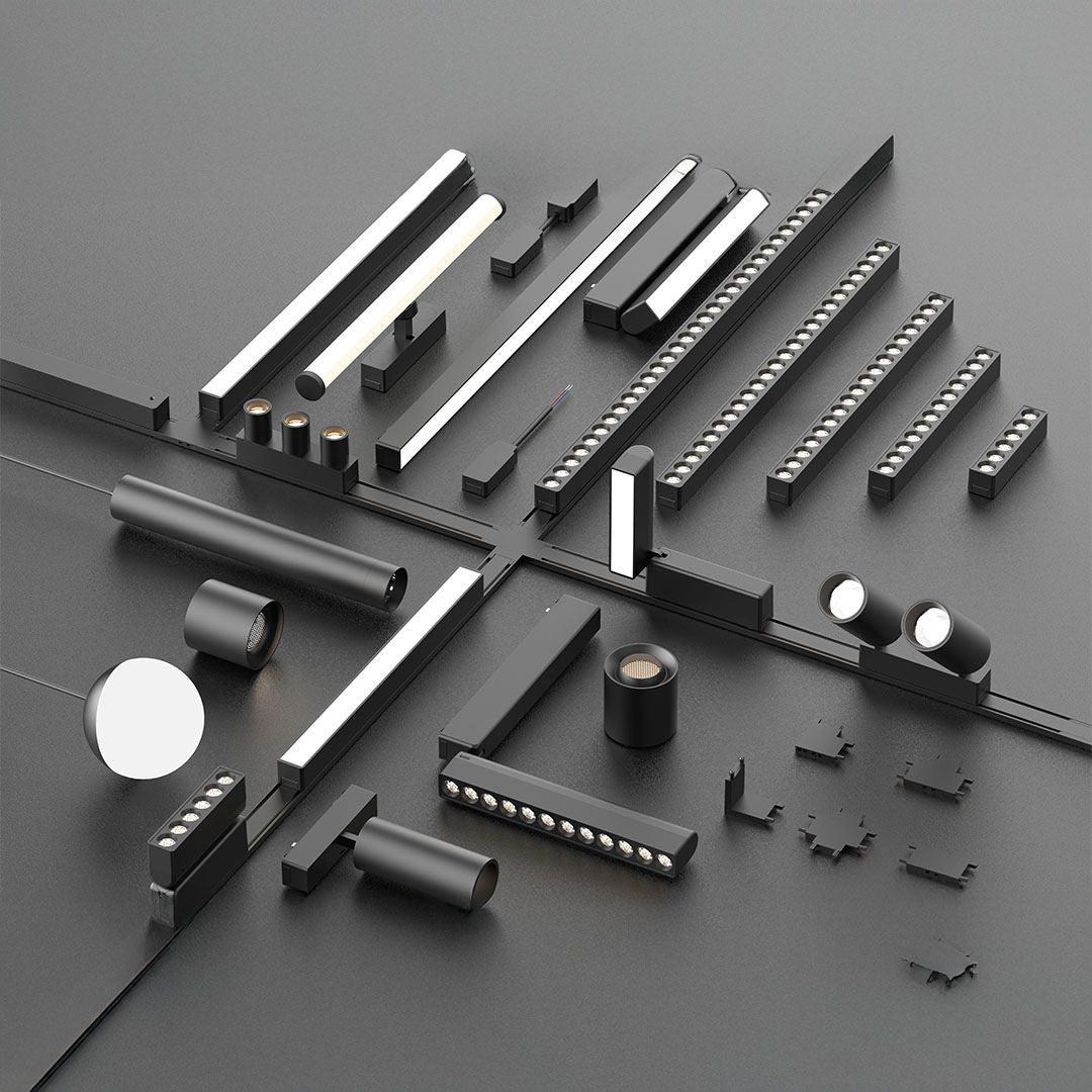 90 degree horizontal splicing piece For Ultra Thin Track Lighting MT26-A Dedicated accessories YND26-A-L - Smart Track Lighting - ebarza Furniture UAE | Shop Modern Furniture in Abu Dhabi & Dubai - مفروشات ايبازرا في الامارات | تسوق اثاث عصري وديكورات مميزة في دبي وابوظبي