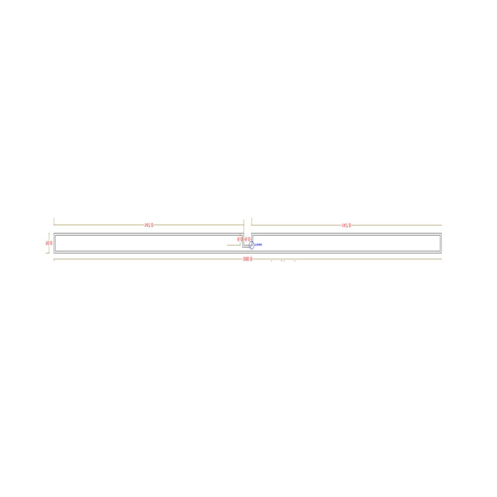 BEACON 304 stainless steel straight rectangular wall shelf with customized design, ideal for modern interior spaces.