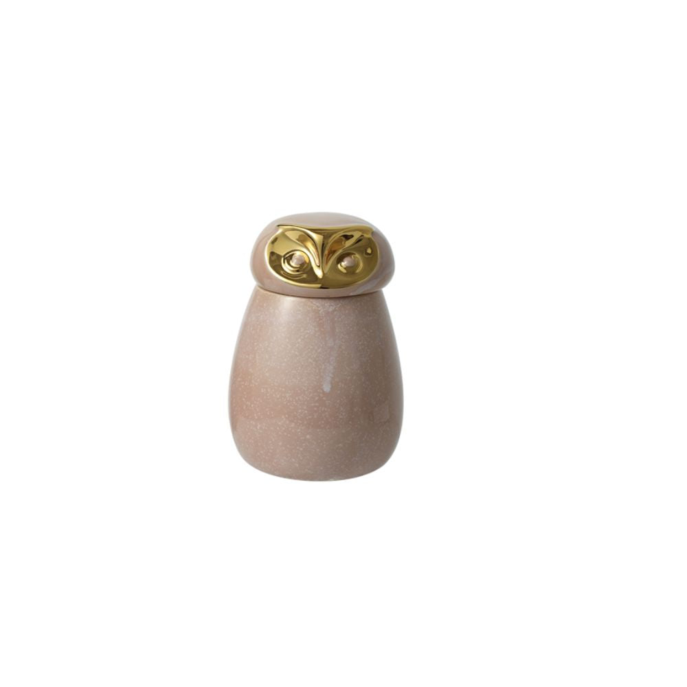 Owl Ceramic Jar-A FF-D25085A