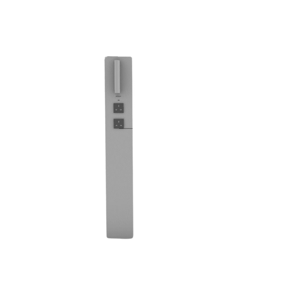 BEACON wall reading lamp Ez2408-1-26GB mounted on a wall, with a sleek black design, ideal for hotel-style headboards.
