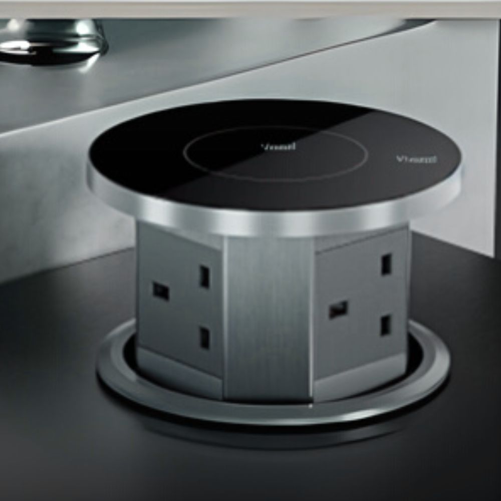 Electrical Pop Up Power Socket JXB-KC-3UK - Smart Sockets - ebarza Furniture UAE | Shop Modern Furniture in Abu Dhabi & Dubai - مفروشات ايبازرا في الامارات | تسوق اثاث عصري وديكورات مميزة في دبي وابوظبي