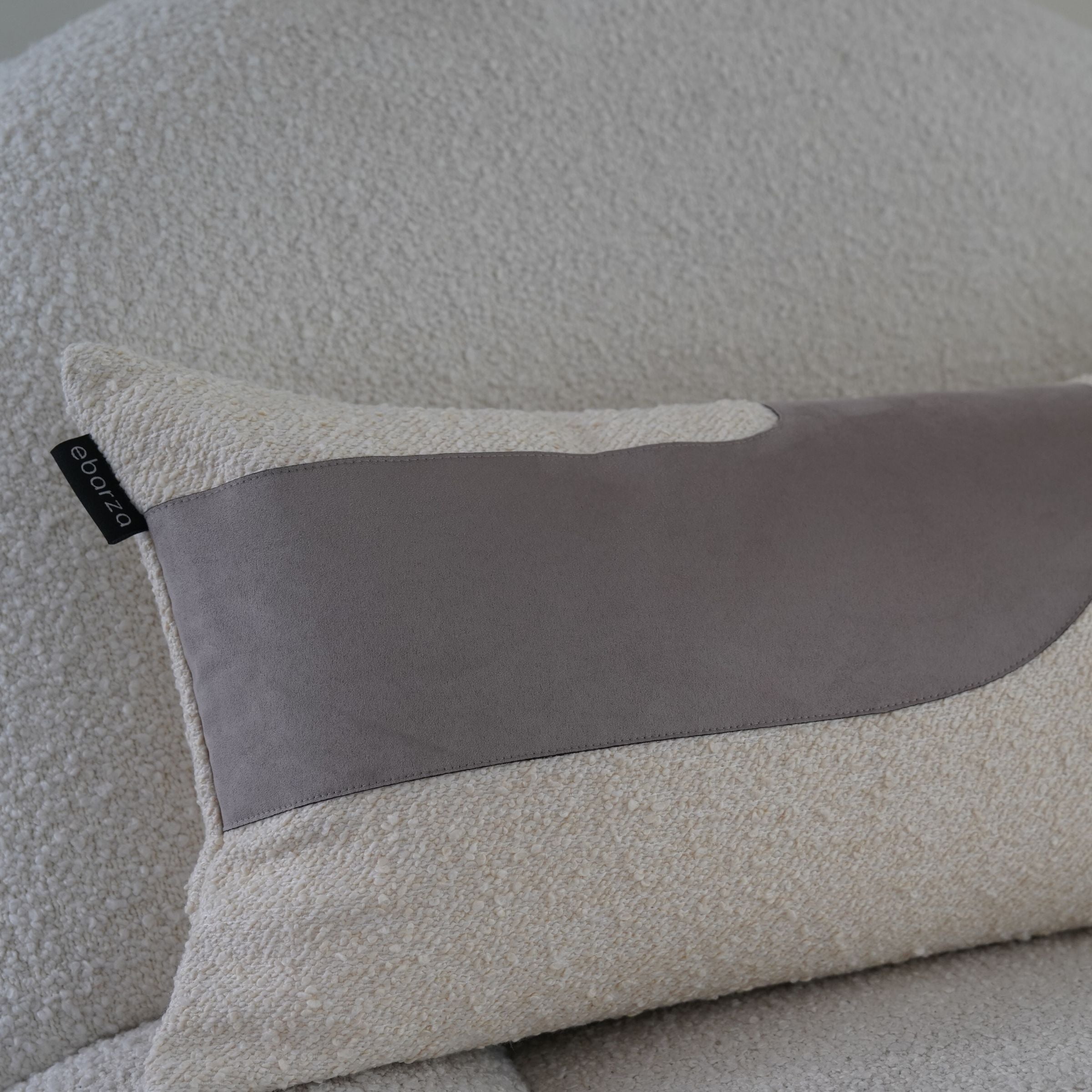 30x60cm Ebarza Juster Patchwork Cushion ECC136 - Cushions - ebarza Furniture UAE | Shop Modern Furniture in Abu Dhabi & Dubai - مفروشات ايبازرا في الامارات | تسوق اثاث عصري وديكورات مميزة في دبي وابوظبي