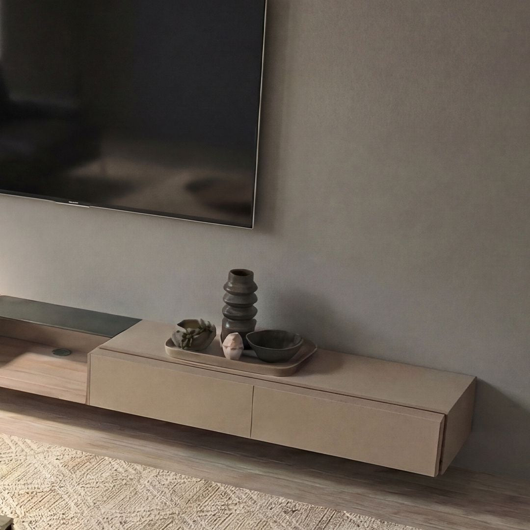 Vellum Suspended / Hanged Bedside Table - C style - TV-888 - Storage/TV Unites - ebarza Furniture UAE | Shop Modern Furniture in Abu Dhabi & Dubai - مفروشات ايبازرا في الامارات | تسوق اثاث عصري وديكورات مميزة في دبي وابوظبي