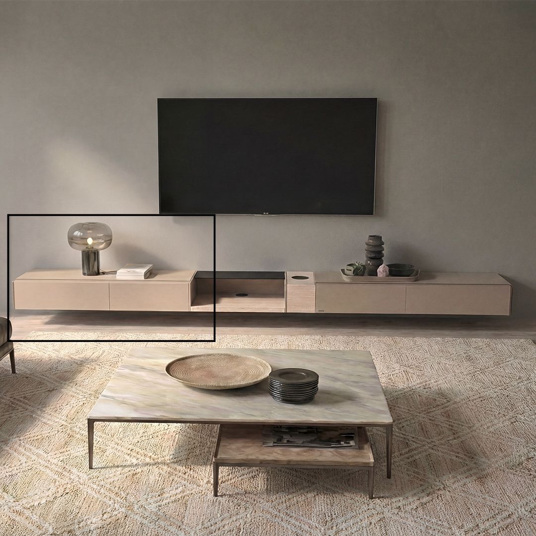 Vellum Suspended / Hanged Bedside Table - C style - TV-888 - Storage/TV Unites - ebarza Furniture UAE | Shop Modern Furniture in Abu Dhabi & Dubai - مفروشات ايبازرا في الامارات | تسوق اثاث عصري وديكورات مميزة في دبي وابوظبي