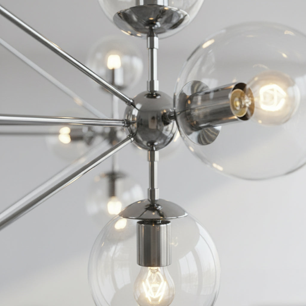 Vintage 15 Heads Bubble Chandelier Cy-Dd-309-15-Ch - Pendant Lamps - ebarza Furniture UAE | Shop Modern Furniture in Abu Dhabi & Dubai - مفروشات ايبازرا في الامارات | تسوق اثاث عصري وديكورات مميزة في دبي وابوظبي