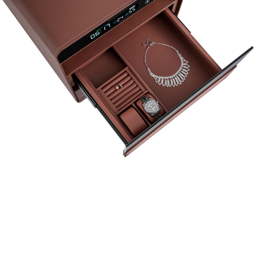 Watch Winder 3 Watchs CH9-ST053-T3-400 - Safe Box - ebarza Furniture UAE | Shop Modern Furniture in Abu Dhabi & Dubai - مفروشات ايبازرا في الامارات | تسوق اثاث عصري وديكورات مميزة في دبي وابوظبي