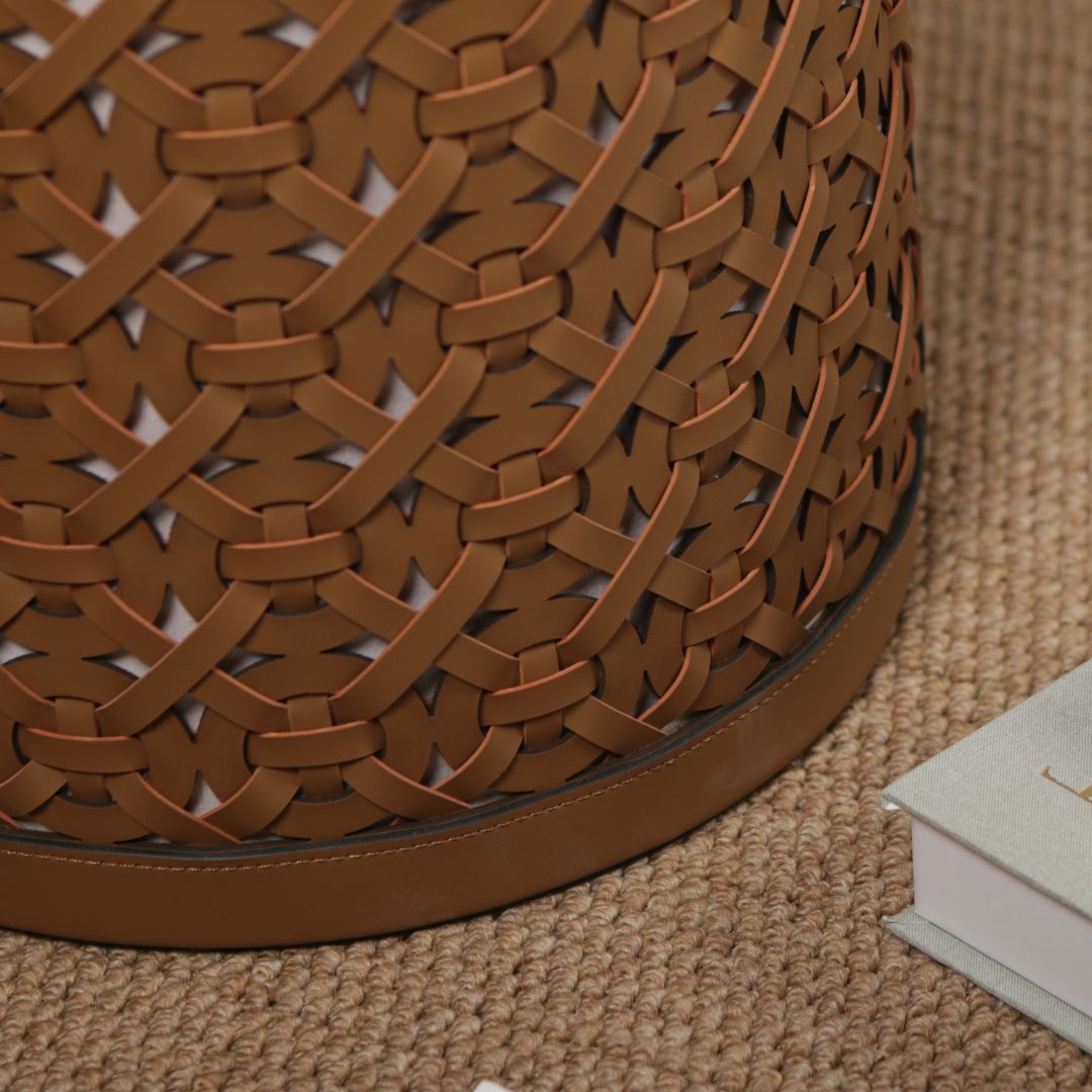 Pre-order 15 Days Delivery Weaven Storage Basket-L KK5005GL - Baskets - ebarza Furniture UAE | Shop Modern Furniture in Abu Dhabi & Dubai - مفروشات ايبازرا في الامارات | تسوق اثاث عصري وديكورات مميزة في دبي وابوظبي