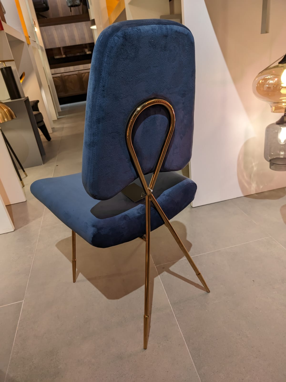 Display Item Velletri Cross Dinning Chair Tg-185-SR - DISPLAY ITEM - ebarza Furniture UAE | Shop Modern Furniture in Abu Dhabi & Dubai - مفروشات ايبازرا في الامارات | تسوق اثاث عصري وديكورات مميزة في دبي وابوظبي