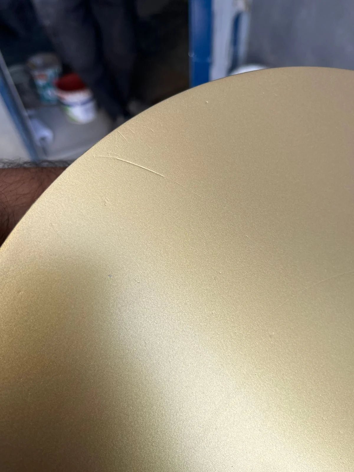 AS IS - GRANDE BUTTON SIDE TABLE MEDIUM ORXGRND-STM35 - DISPLAY ITEM - ebarza Furniture UAE | Shop Modern Furniture in Abu Dhabi & Dubai - مفروشات ايبازرا في الامارات | تسوق اثاث عصري وديكورات مميزة في دبي وابوظبي