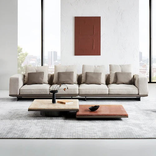 Avenor 4 Seater Sofa - SF091-4S - Sofa - ebarza Furniture UAE | Shop Modern Furniture in Abu Dhabi & Dubai - مفروشات ايبازرا في الامارات | تسوق اثاث عصري وديكورات مميزة في دبي وابوظبي