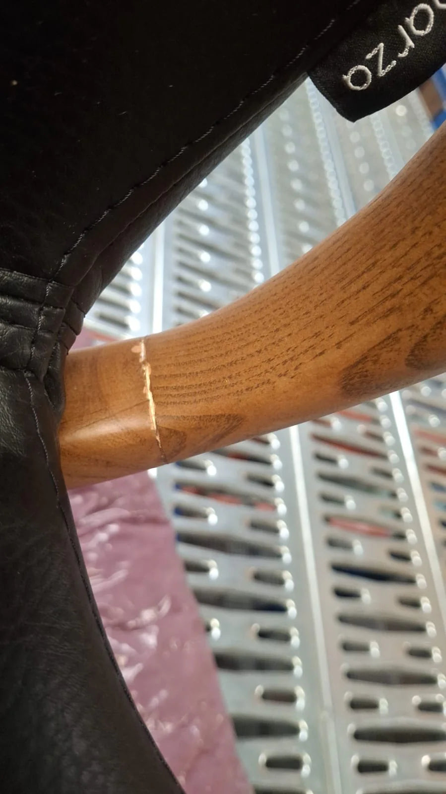 AS IS - Galaxy Swivel Solid Wood Chair Gal-B - DISPLAY ITEM - ebarza Furniture UAE | Shop Modern Furniture in Abu Dhabi & Dubai - مفروشات ايبازرا في الامارات | تسوق اثاث عصري وديكورات مميزة في دبي وابوظبي