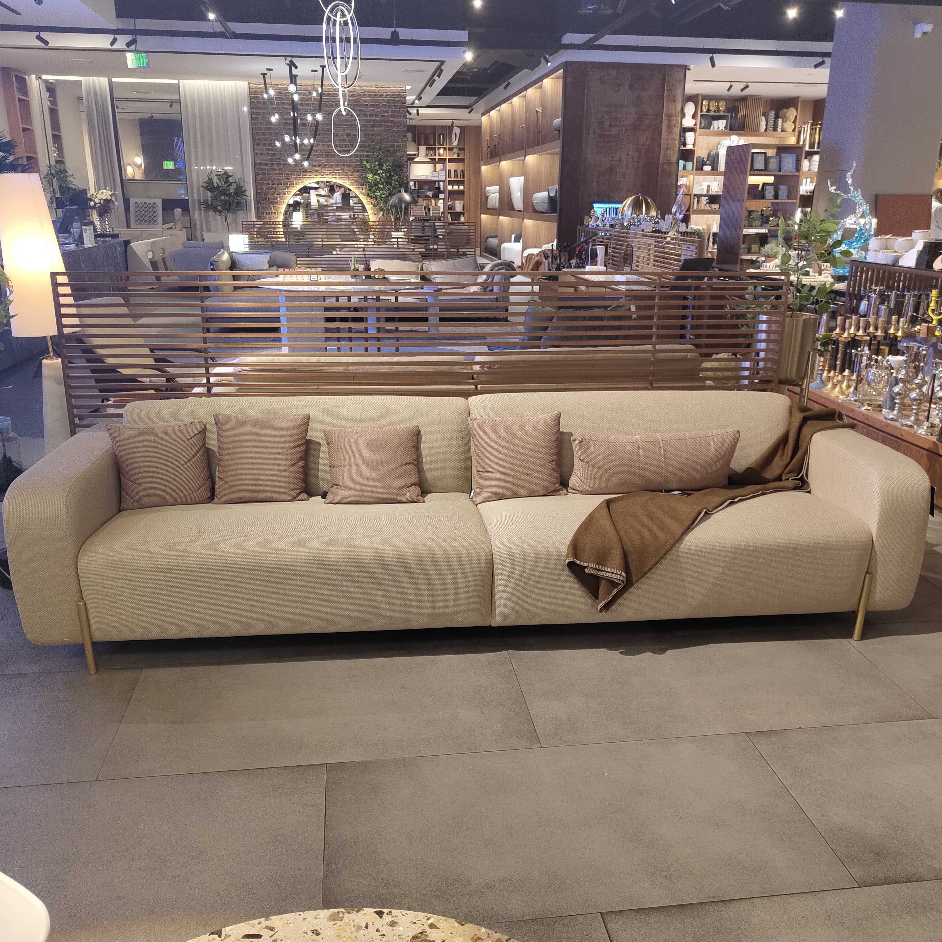 Display Item - Vega 4 Seater Sofa 300cm KOLVEGD01YAS - DISPLAY ITEM - ebarza Furniture UAE | Shop Modern Furniture in Abu Dhabi & Dubai - مفروشات ايبازرا في الامارات | تسوق اثاث عصري وديكورات مميزة في دبي وابوظبي