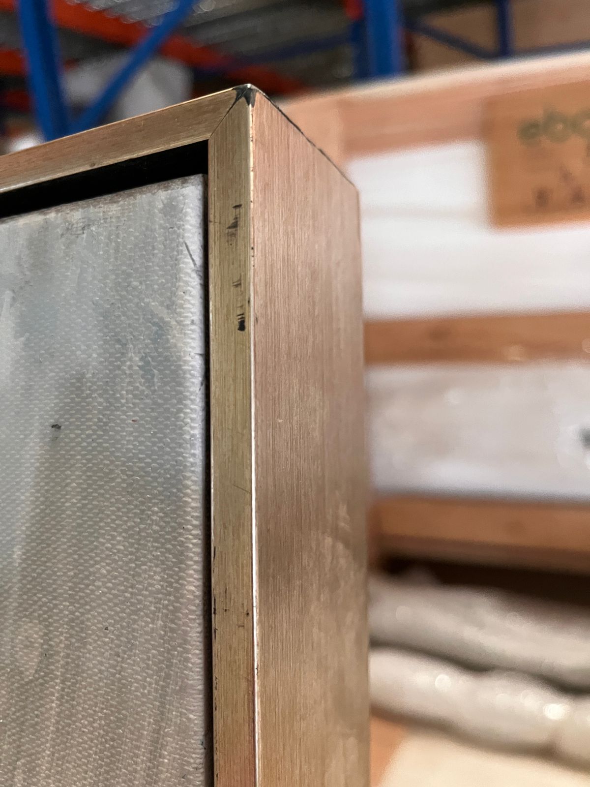 AS IS - Iced Flame Hand Painted Art Painting With Frame 160X80 Cm Soap0107 - DISPLAY ITEM - ebarza Furniture UAE | Shop Modern Furniture in Abu Dhabi & Dubai - مفروشات ايبازرا في الامارات | تسوق اثاث عصري وديكورات مميزة في دبي وابوظبي