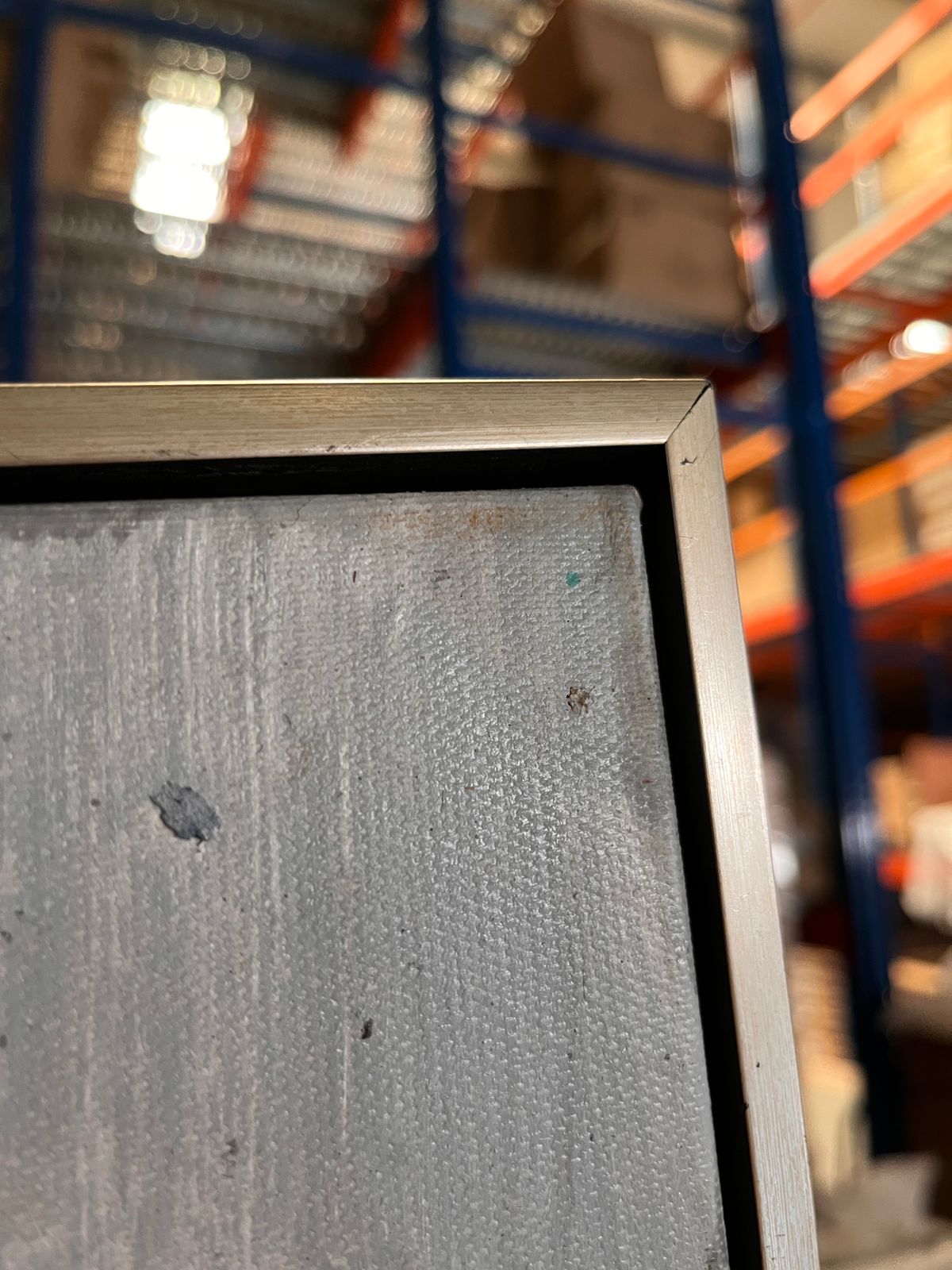 AS IS - Iced Flame Hand Painted Art Painting With Frame 160X80 Cm Soap0107 - DISPLAY ITEM - ebarza Furniture UAE | Shop Modern Furniture in Abu Dhabi & Dubai - مفروشات ايبازرا في الامارات | تسوق اثاث عصري وديكورات مميزة في دبي وابوظبي