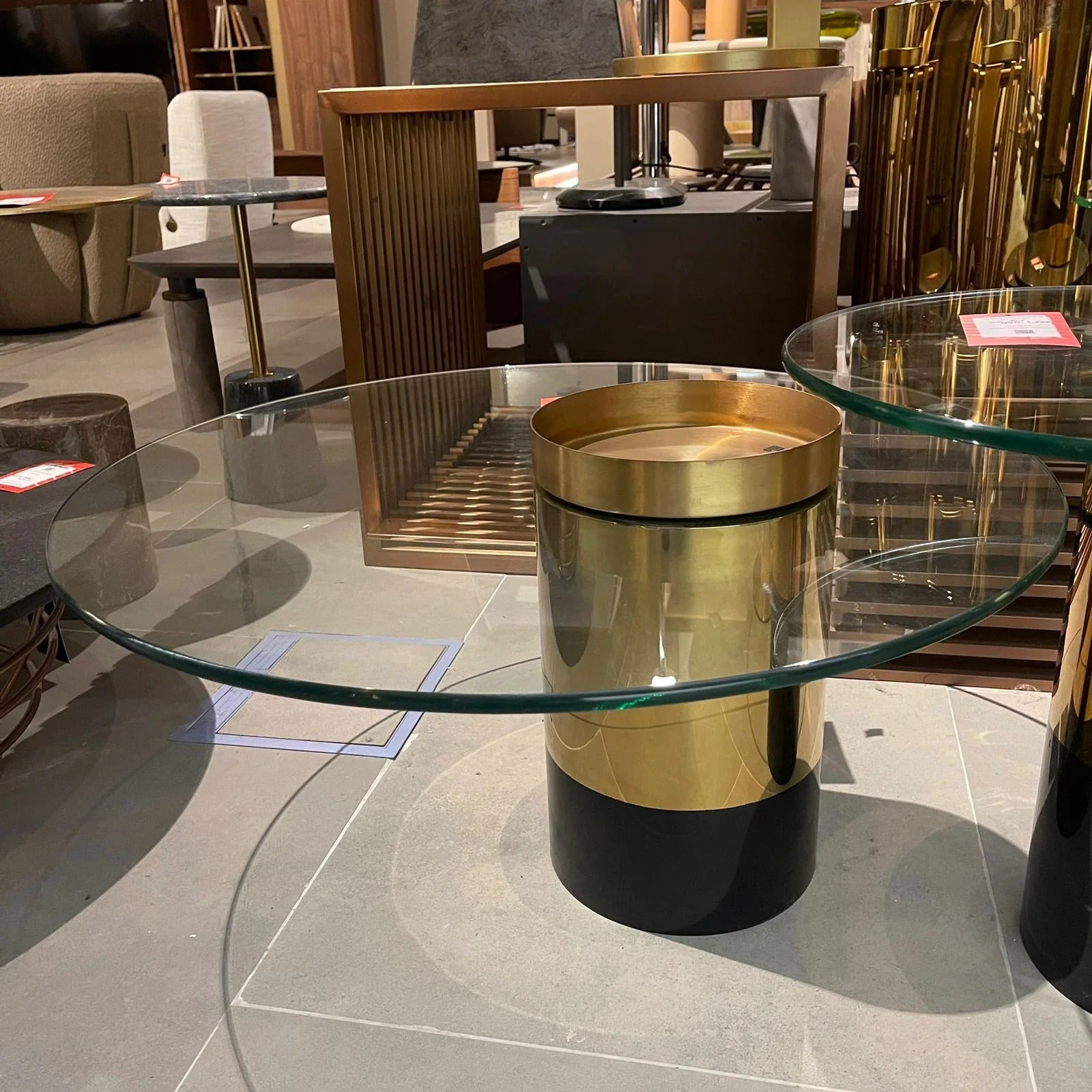 Display Item - Gavle Center Table Tg-432-1YAS - DISPLAY ITEM - ebarza Furniture UAE | Shop Modern Furniture in Abu Dhabi & Dubai - مفروشات ايبازرا في الامارات | تسوق اثاث عصري وديكورات مميزة في دبي وابوظبي