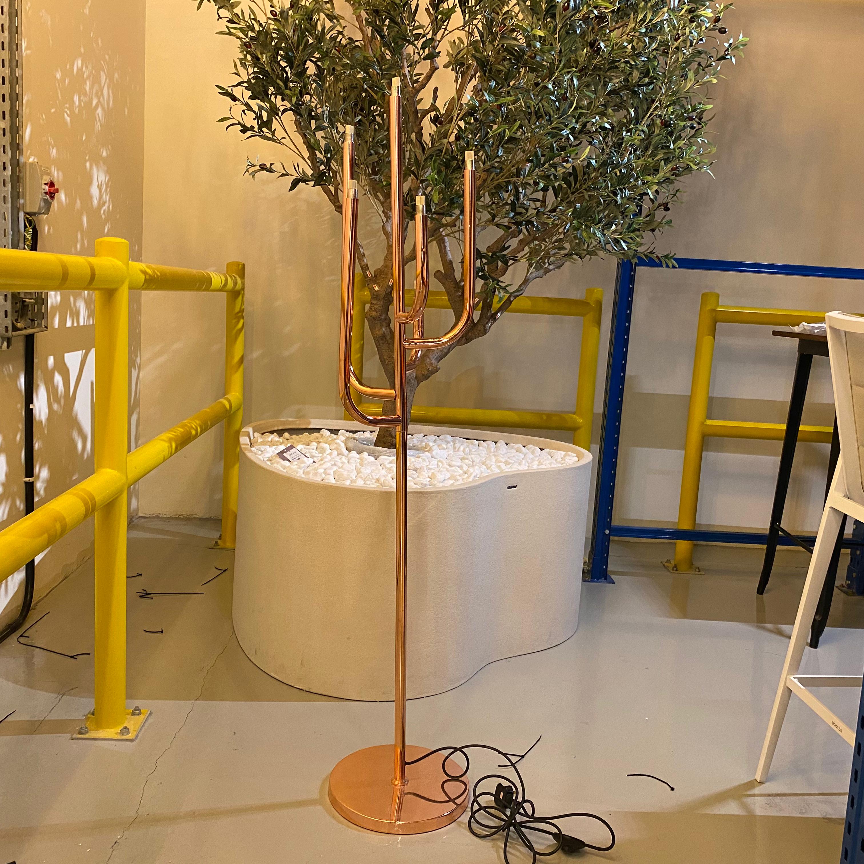 As Is - Candlestick Floor Lamp Cy-Ltd-1004-Rg - DISPLAY ITEM - ebarza Furniture UAE | Shop Modern Furniture in Abu Dhabi & Dubai - مفروشات ايبازرا في الامارات | تسوق اثاث عصري وديكورات مميزة في دبي وابوظبي