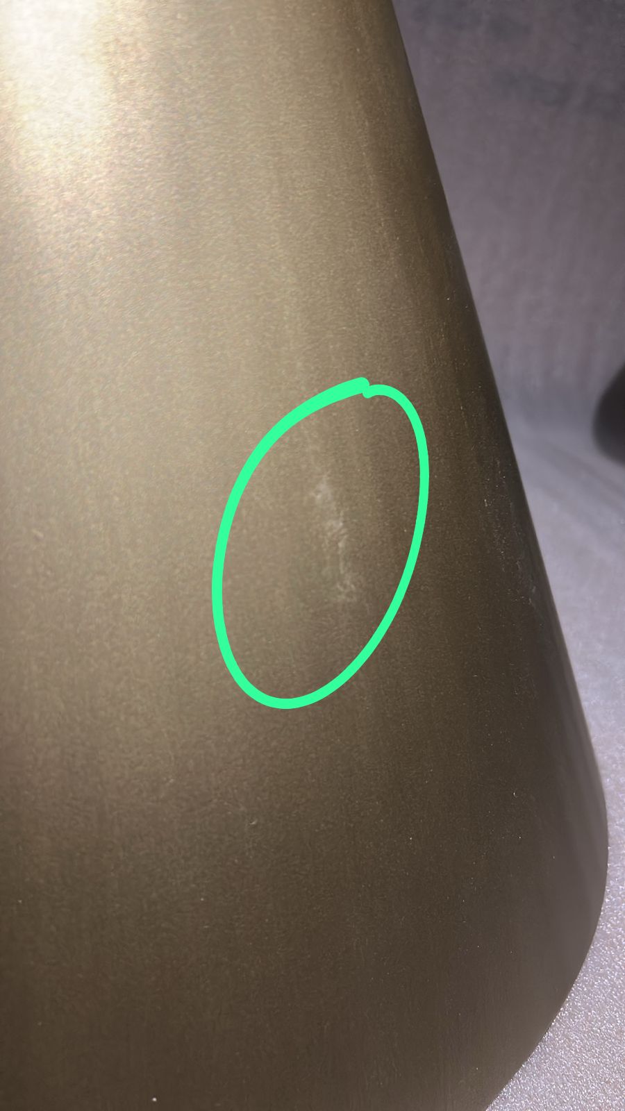 AS IS - GRANDE BUTTON SIDE TABLE MEDIUM ORXGRND-STM35 - DISPLAY ITEM - ebarza Furniture UAE | Shop Modern Furniture in Abu Dhabi & Dubai - مفروشات ايبازرا في الامارات | تسوق اثاث عصري وديكورات مميزة في دبي وابوظبي