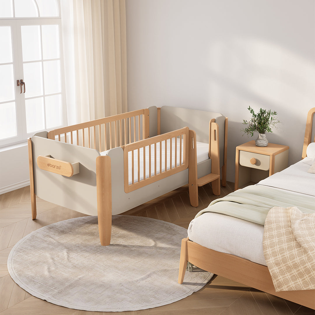 Yarra Guarded Kids Single Bed (mattress size 188x90x14CM) BK-YAGSB/TEBH - Kids Beds - ebarza Furniture UAE | Shop Modern Furniture in Abu Dhabi & Dubai - مفروشات ايبازرا في الامارات | تسوق اثاث عصري وديكورات مميزة في دبي وابوظبي