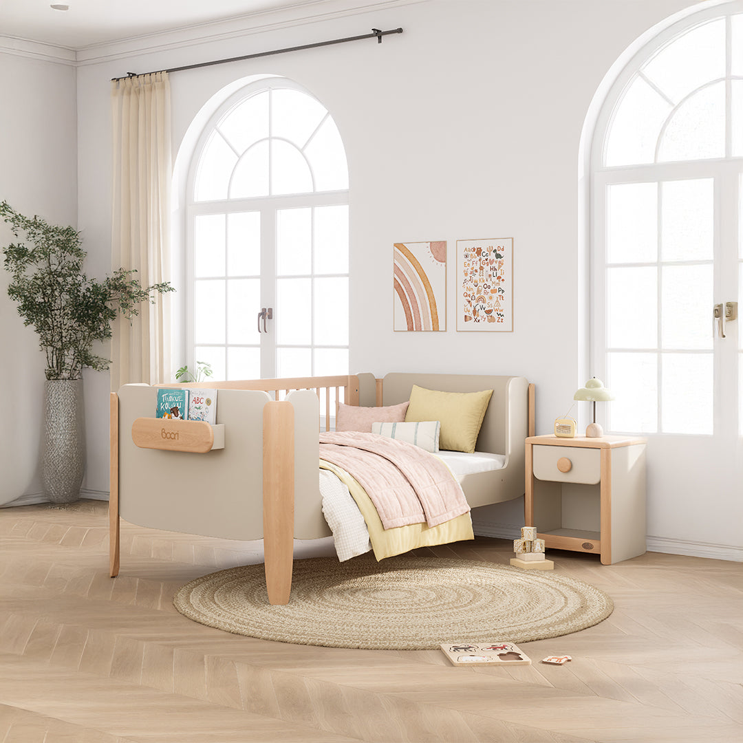 Yarra Guarded Kids Single Bed (mattress size 188x90x14CM) BK-YAGSB/TEBH